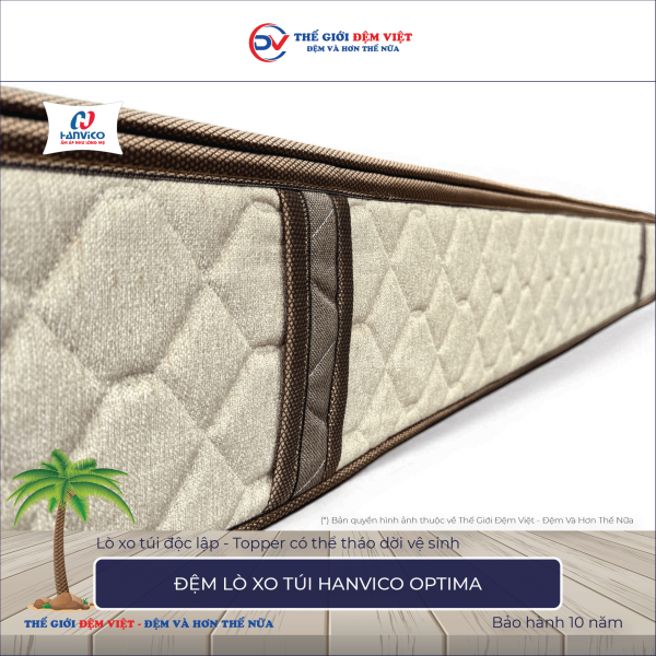 Đệm lò xo Hanvico Optima